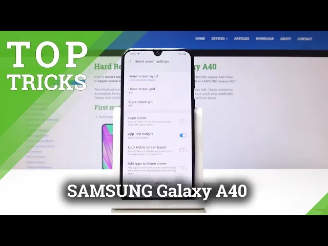 Video thumbnail for The Best Tircks for SAMSUNG Galaxy A40 – Top 5 Tips for Galaxy A40
