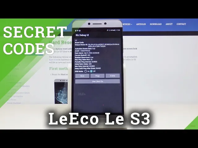 Video thumbnail for How to Use Secret Codes on LeEco Le S3 – Check Hidden Phone Modes
