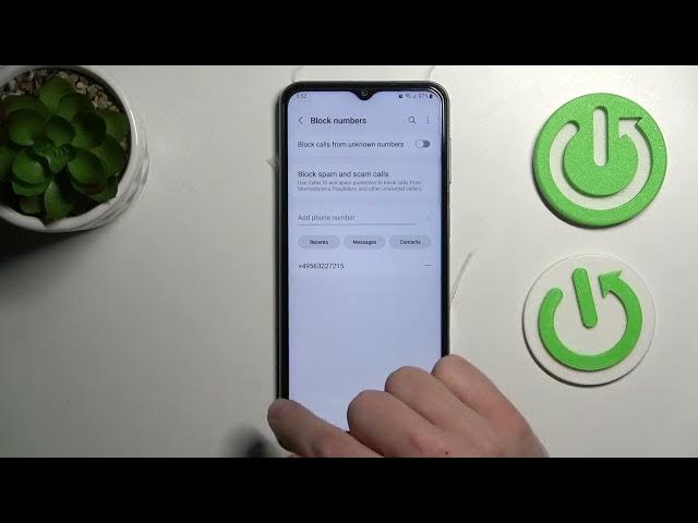 Video thumbnail for How to Find Blocked Number List in Samsung Galaxy M33 - Unblock Number