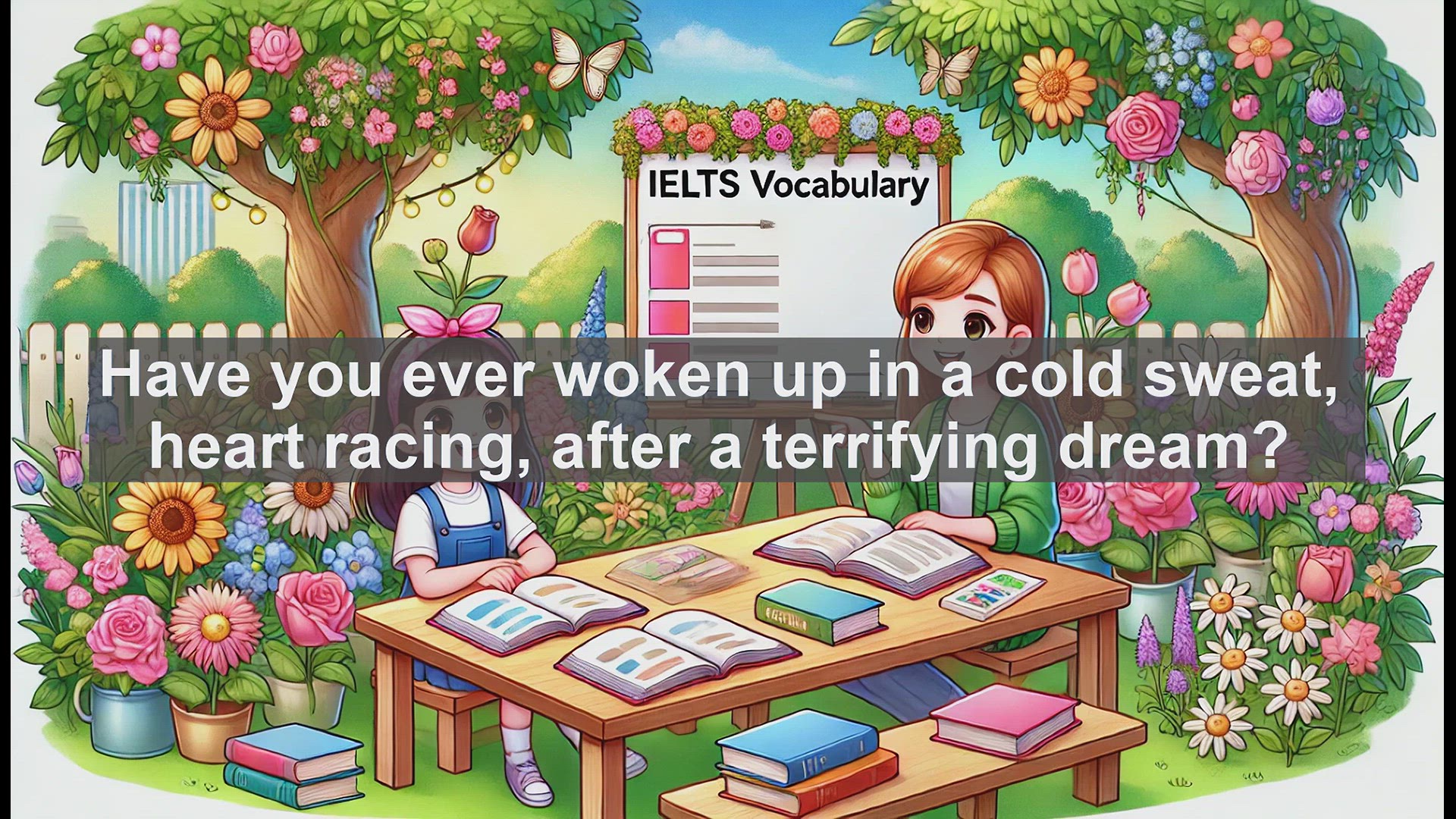 'Video thumbnail for 2500 Must Know IELTS 6.5 Vocabulary - Mastering 'Nightmare': Boost Your IELTS Score'