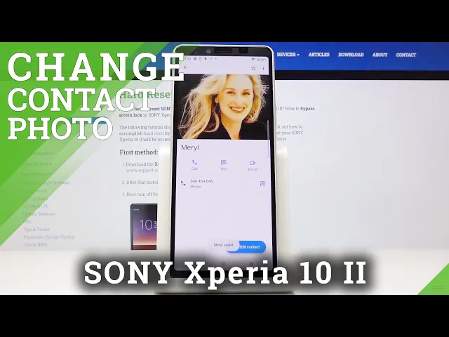 Video thumbnail for How to Attach Image to a Contact on Sony Xperia 10 II –  Change Contact Image