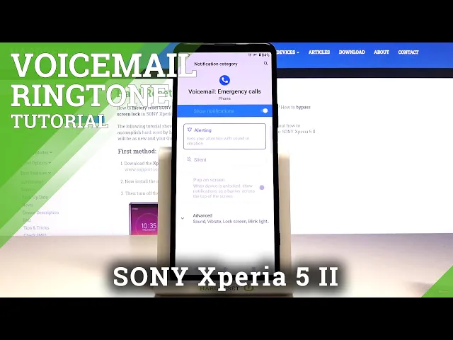 Video thumbnail for How to Change Voicemail Notification in SONY Xperia 5 II – Customize Voicemail Notification