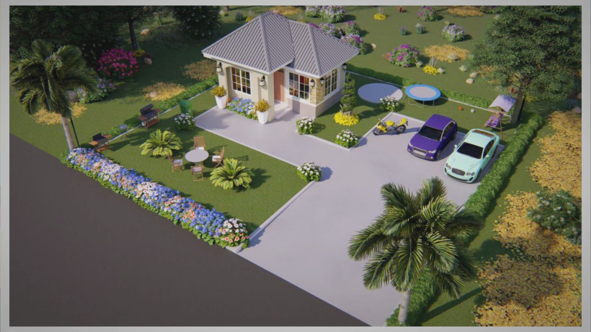 Video thumbnail for One-bedroom tiny house design idea
