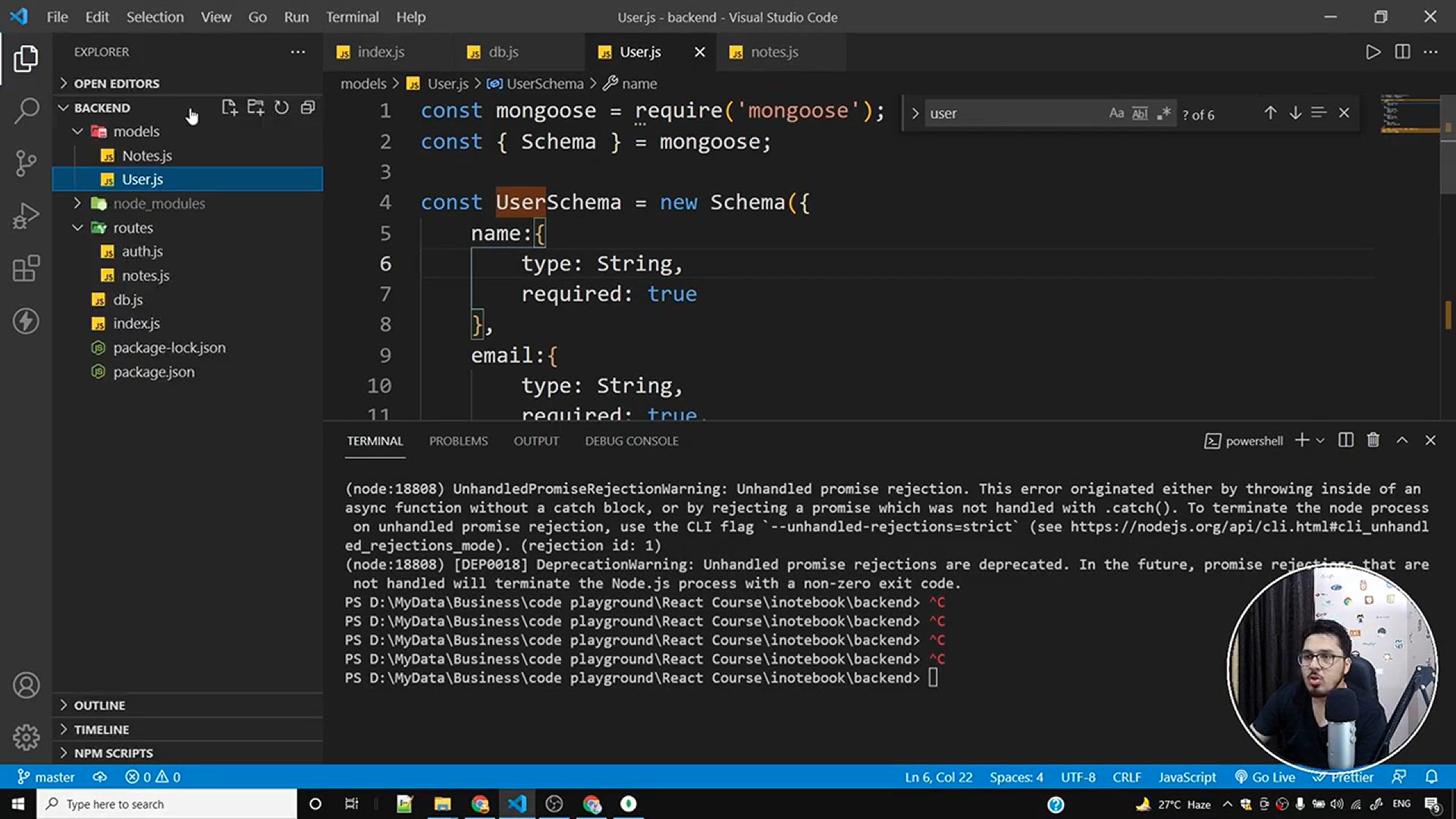 'Video thumbnail for Creating ThunderClient Collections to Manage Requests _ Complete React Course in Hindi #47'