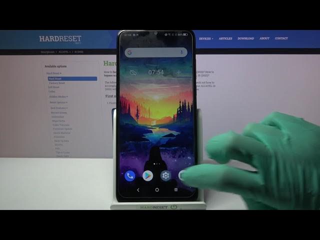 Video thumbnail for How to Activate High Contrast Text on ALCATEL 1S 2021 – Display Settings