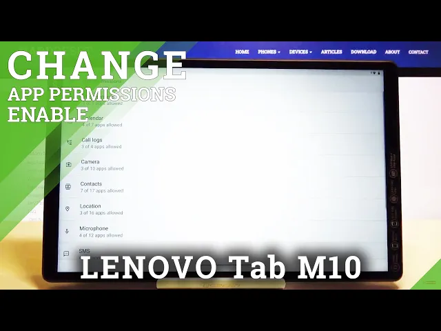 Video thumbnail for How to Open App Permission in LENOVO Tab M10 – Control Apps