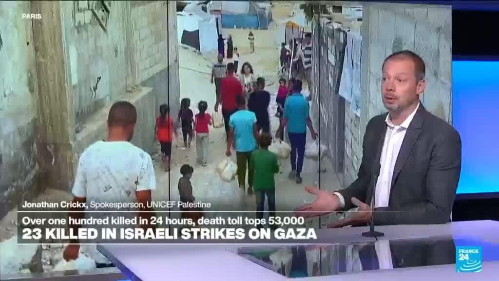 Video thumbnail for 'Absolutely horrifying': Children face disease, starvation, bombardment, poor hygiene and sanitation