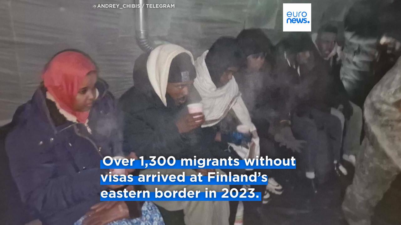 Video thumbnail for Finland completes work on 200km fence along border with Russia