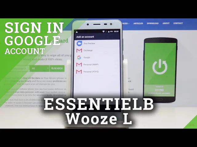 Video thumbnail for How to Add Google Account in ESSENTIELB Wooze L – Create Google Account