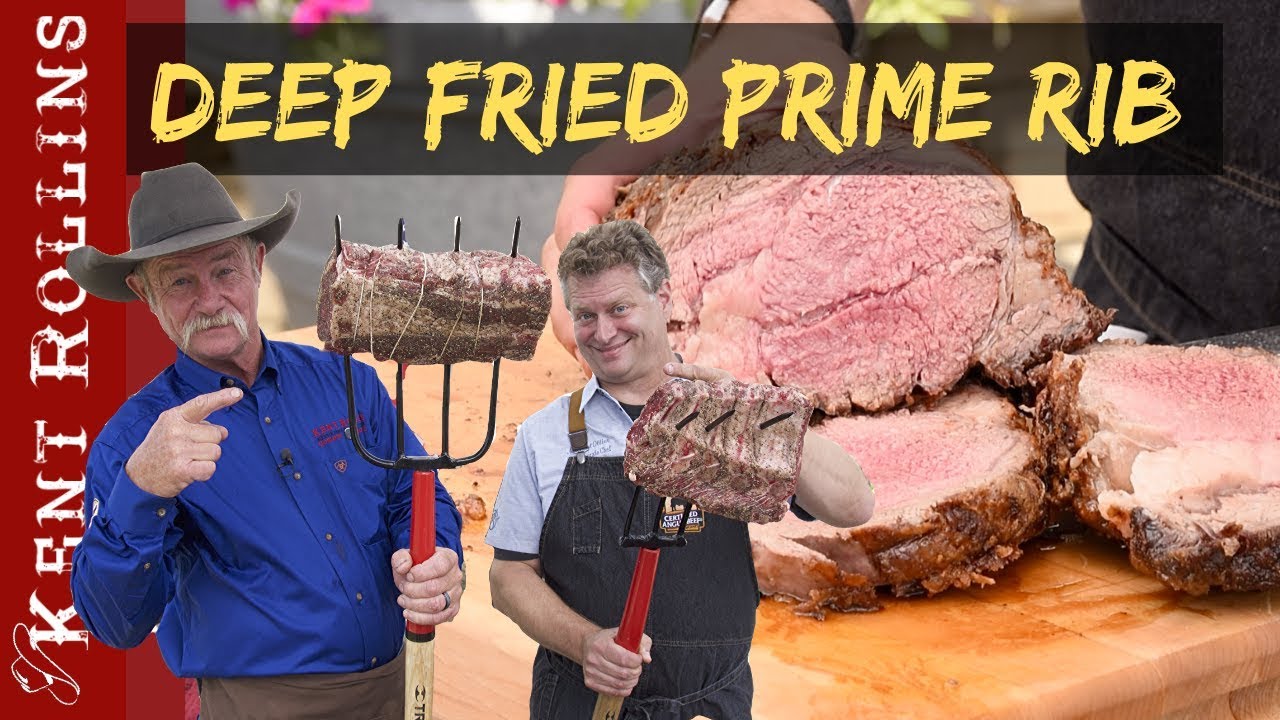 'Video thumbnail for Deep Fried Prime Rib | Pitchfork Rib Fondue'