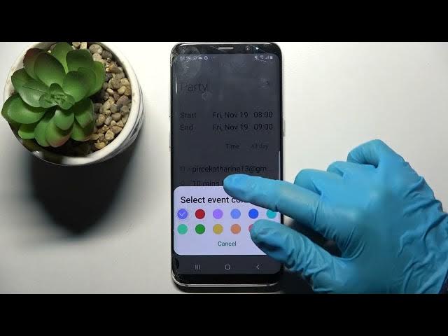 Video thumbnail for How to Set Up Reminder in SAMSUNG Galaxy S8 – Add Event to Calendar