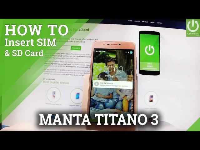 Video thumbnail for How to Insert Micro SIM and SD in MANTA Titano 3 - SIM & SD Slot