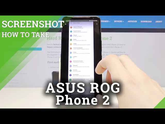 Video thumbnail for How to Take Screenshot in ASUS ROG Phone 2 – Capture Screen Instructions