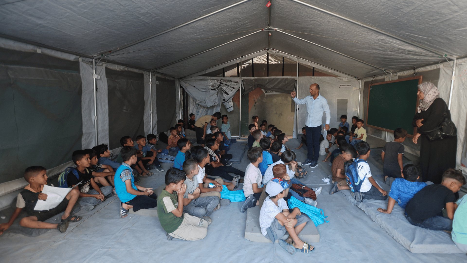 Video thumbnail for Gaza's children return to school after nearly three years of war