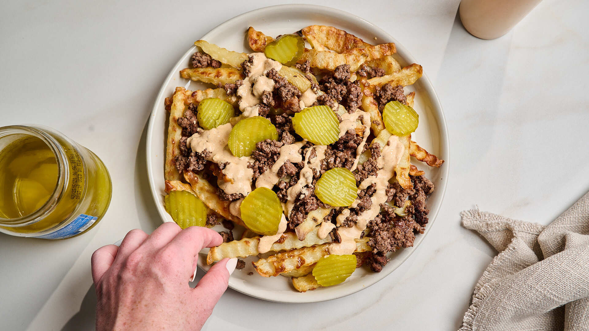 Video thumbnail for Big Mac-Inspired Loaded Fries Recipe