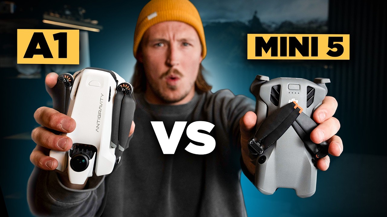 Video thumbnail for DJI Mini 5 Pro vs Antigravity A1 | What's the BEST sub 250g drone?