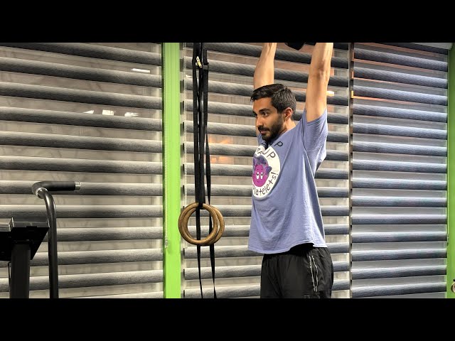 Video thumbnail for ❌ DB CLEAN and JERK❌. #crossfit #functionalfitness #sport