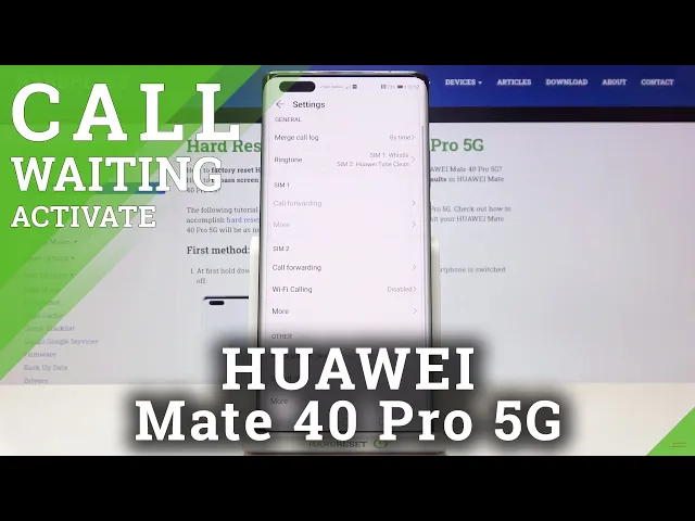 Video thumbnail for How to Activate Call Waiting on HUAWEI Mate 40 Pro 5G – Turn On Call Waiting