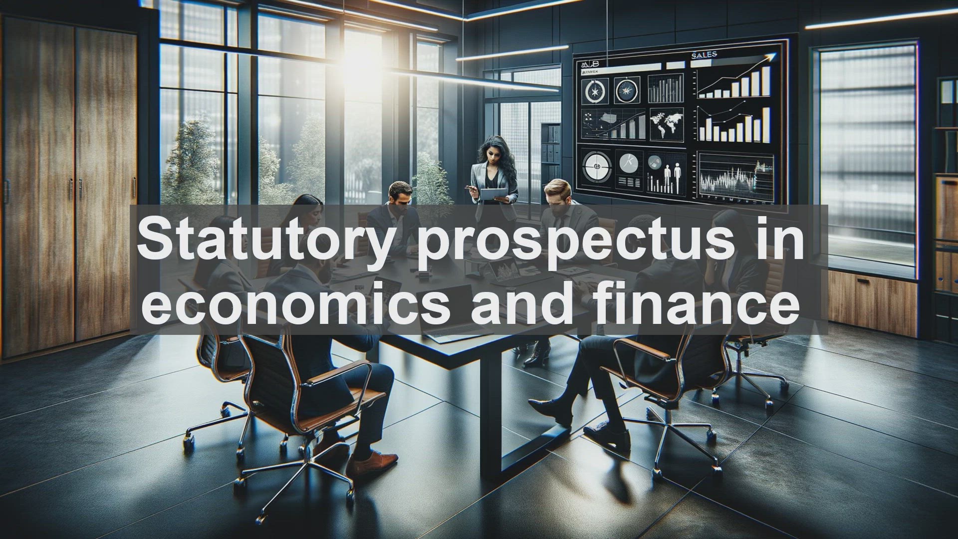 'Video thumbnail for Statutory prospectus in economics and finance'