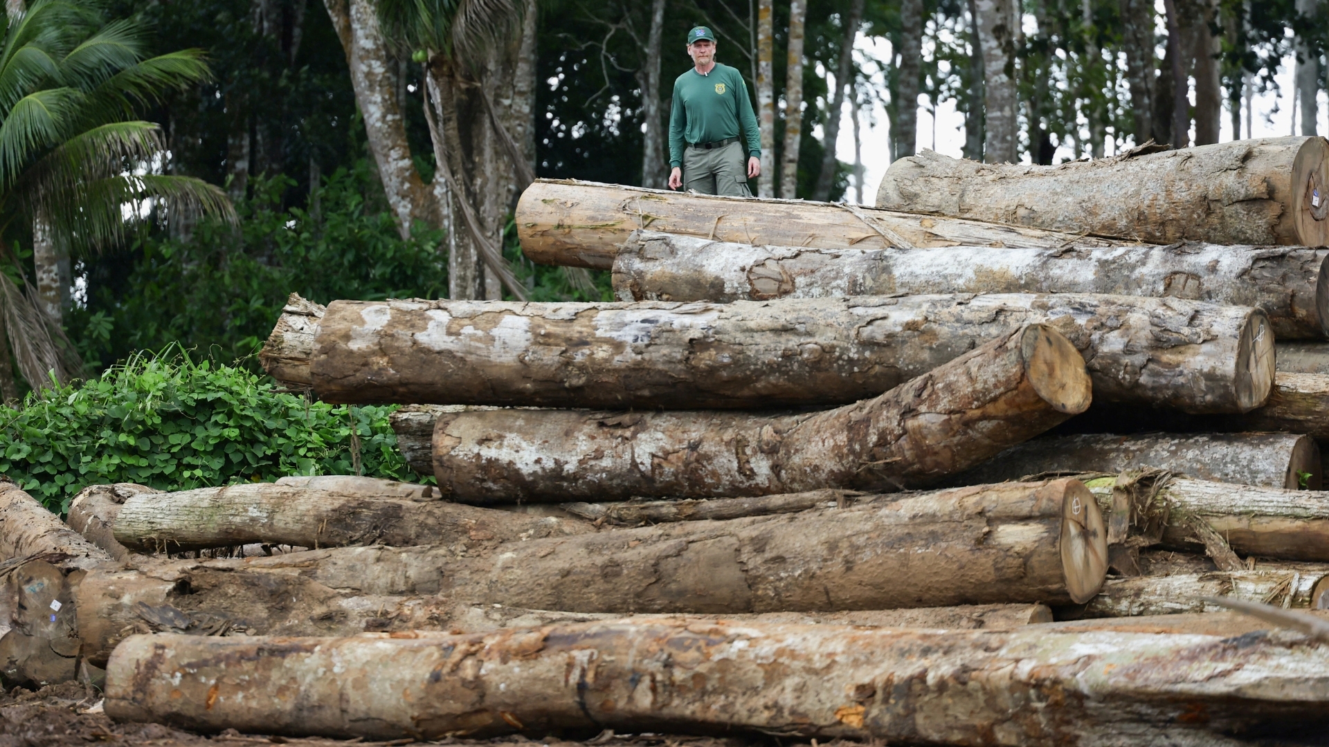 'Video thumbnail for Patrolling the Amazon rainforest: Brazil's environmental agency tackles illegal mining'