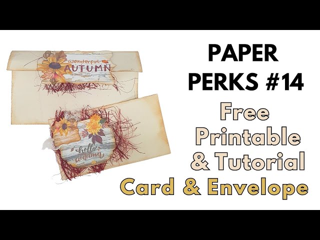 Video thumbnail for Paper Perks #14 - Autumn Card & Envelope