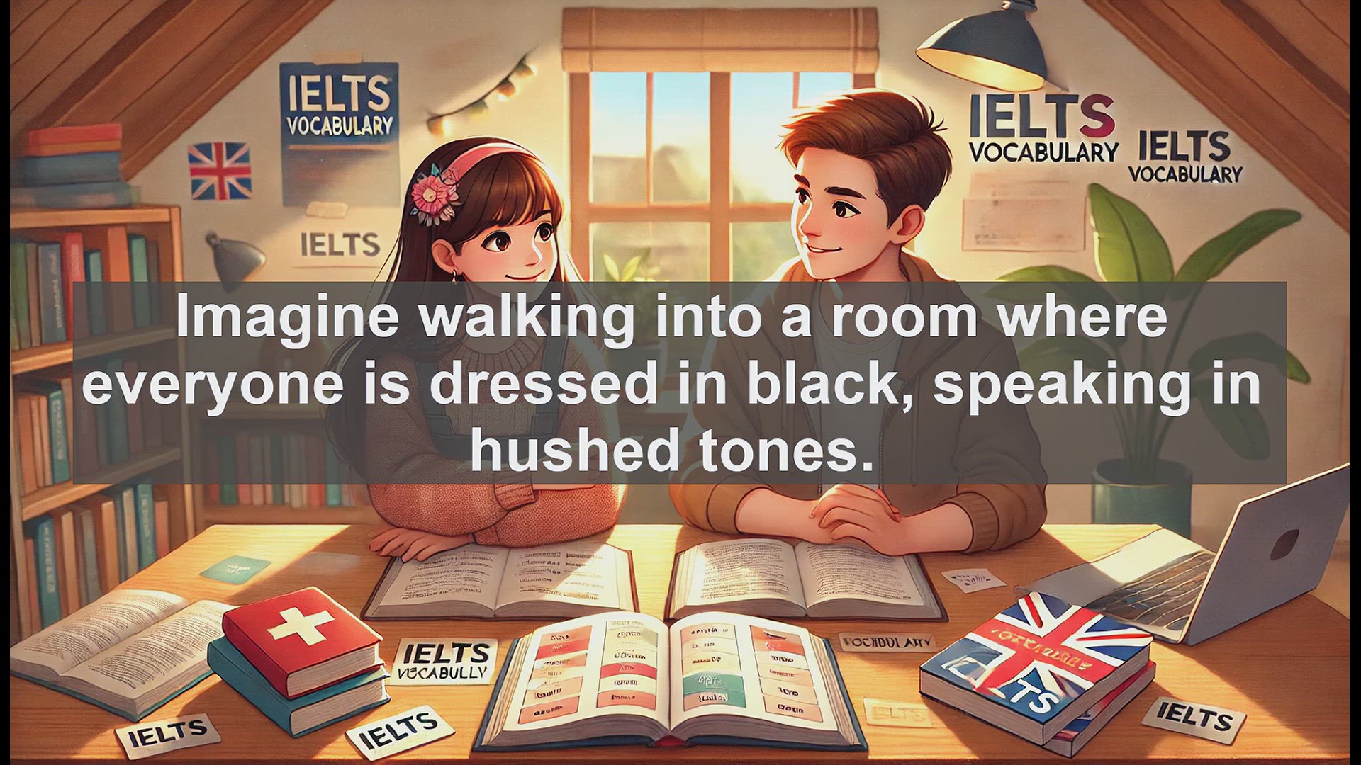 'Video thumbnail for 2500 Must Know IELTS 6.5 Vocabulary - Understanding 'Somber': Enhance Your IELTS Vocabulary'