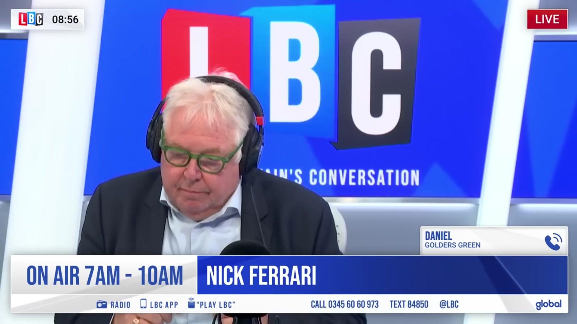 'Video thumbnail for 'A load of rubbish' | LBC callers react to Farage's phone-in'