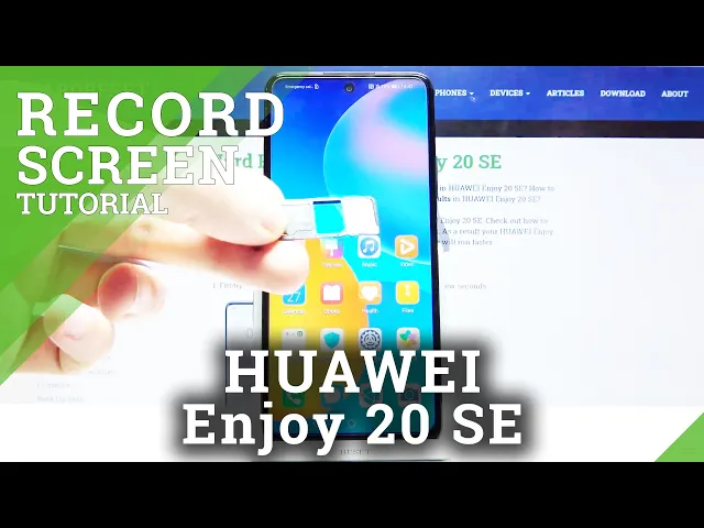 Video thumbnail for How to Record Screen in HUAWEI Enjoy 20 SE – Record Screen actions