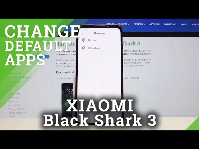 Video thumbnail for How to Change Default App in XIAOMI Black Shark 3 – Default App Settings