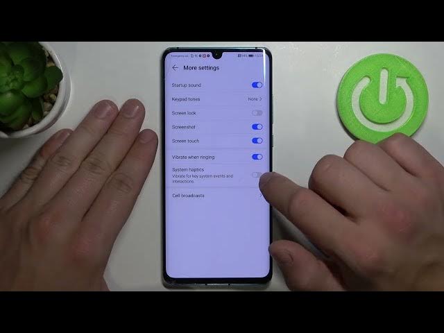 Video thumbnail for How to Turn On / Off Touch Sound in HUAWEI P30 Pro