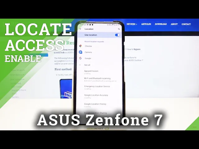 Video thumbnail for How to Disable ASUS Zenfone 7 Location – Location Mode
