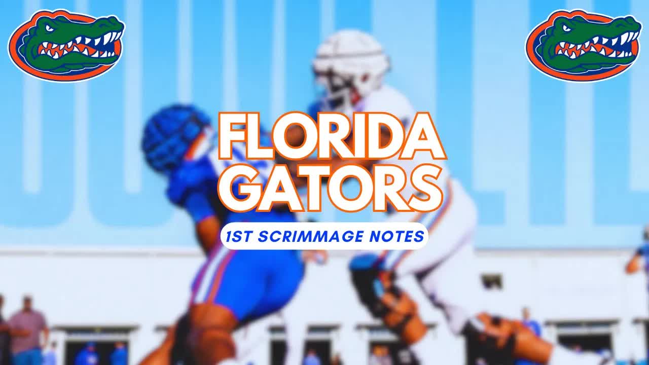 Video thumbnail for Gator Insider REACTS: Key Takeaways from Florida’s First Scrimmage!