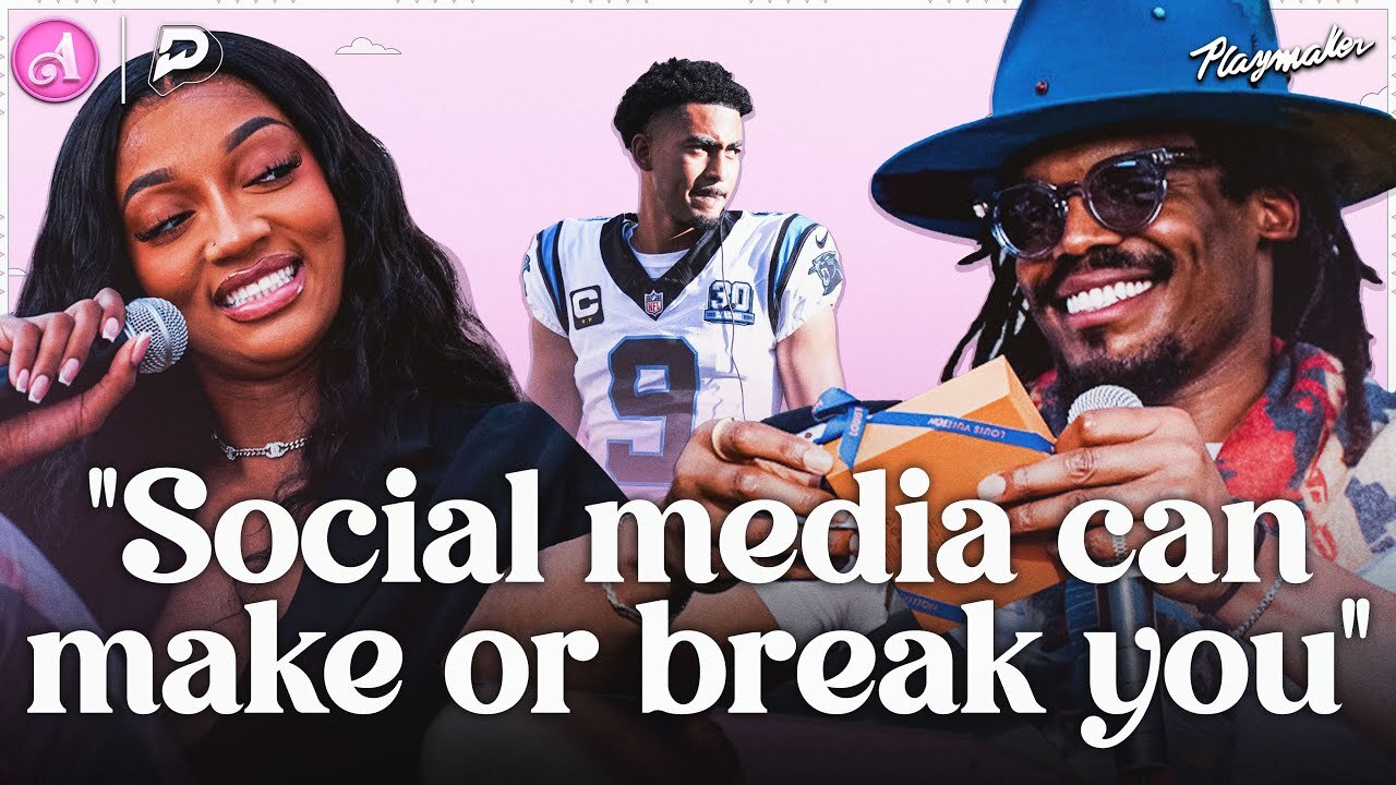 Video thumbnail for Cam Newton & Angel Reese Explain The Dangers Of Social Media As A Pro Athlete