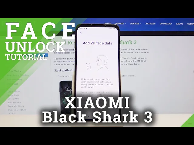 Video thumbnail for How to Activate Face Unlock in XIAOMI Black Shark 3 - Set Face Recognition