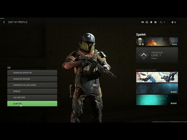 Video thumbnail for Call Of Duty Modern Warfare II Warzone 2.0 - How To Add Clan Tag