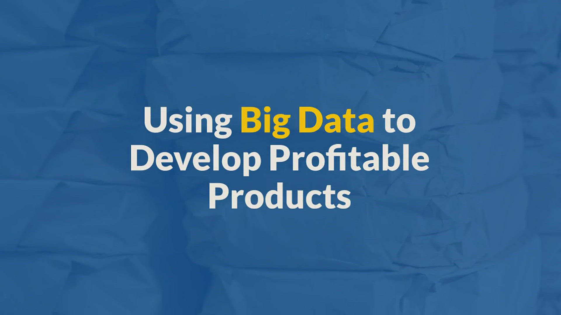 'Video thumbnail for How are Companies Making Money From Big Data?'