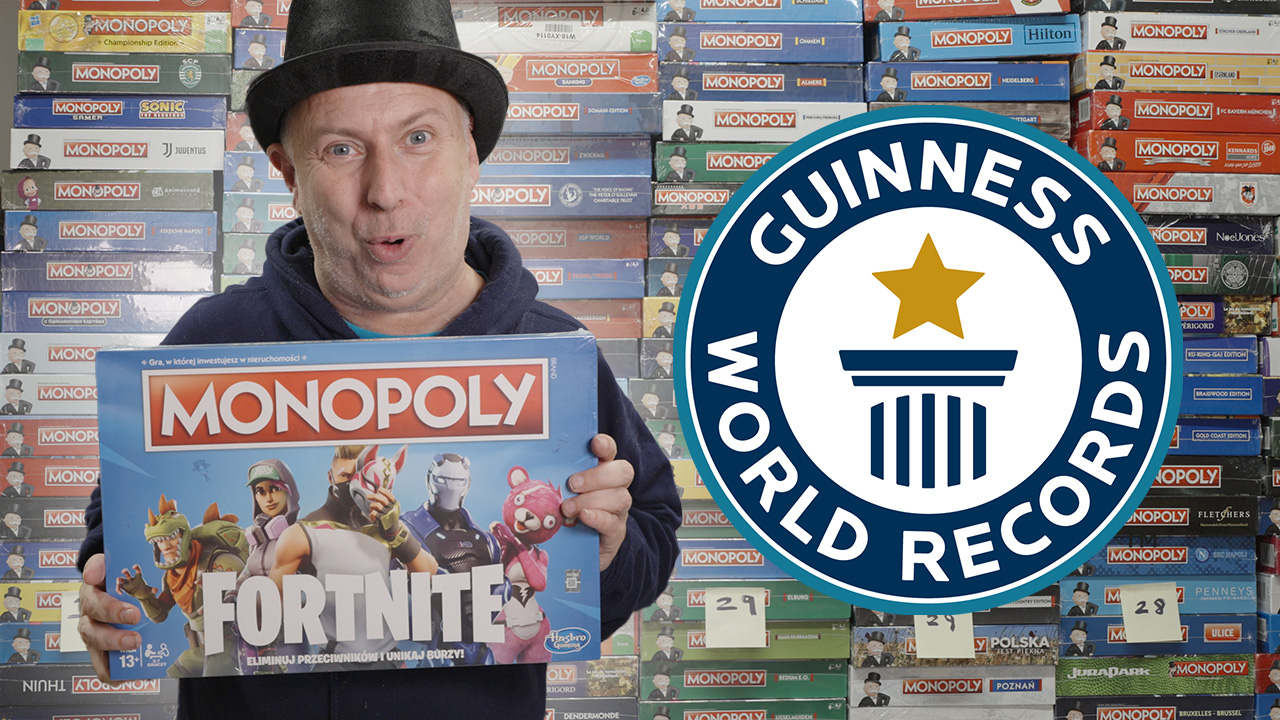 'Video thumbnail for Largest collection of Monopoly boards'