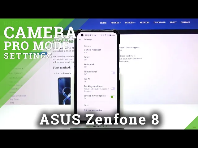 Video thumbnail for How to Use Camera Pro Mode in ASUS Zenfone 8