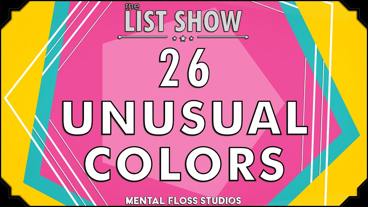 Video thumbnail for 26 Colors You've Never Heard Of | Mental Floss