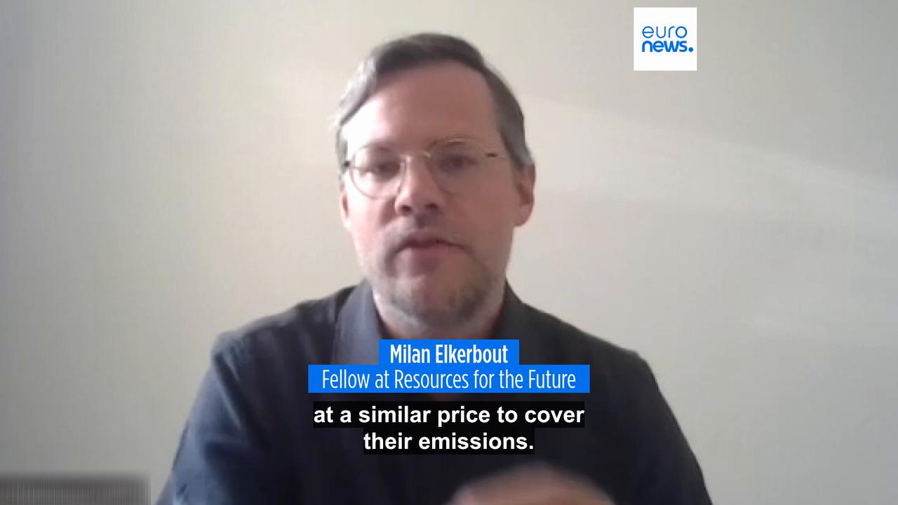 Video thumbnail for EU's carbon border tax on heavy industry goods goes into effect risking trade escalation