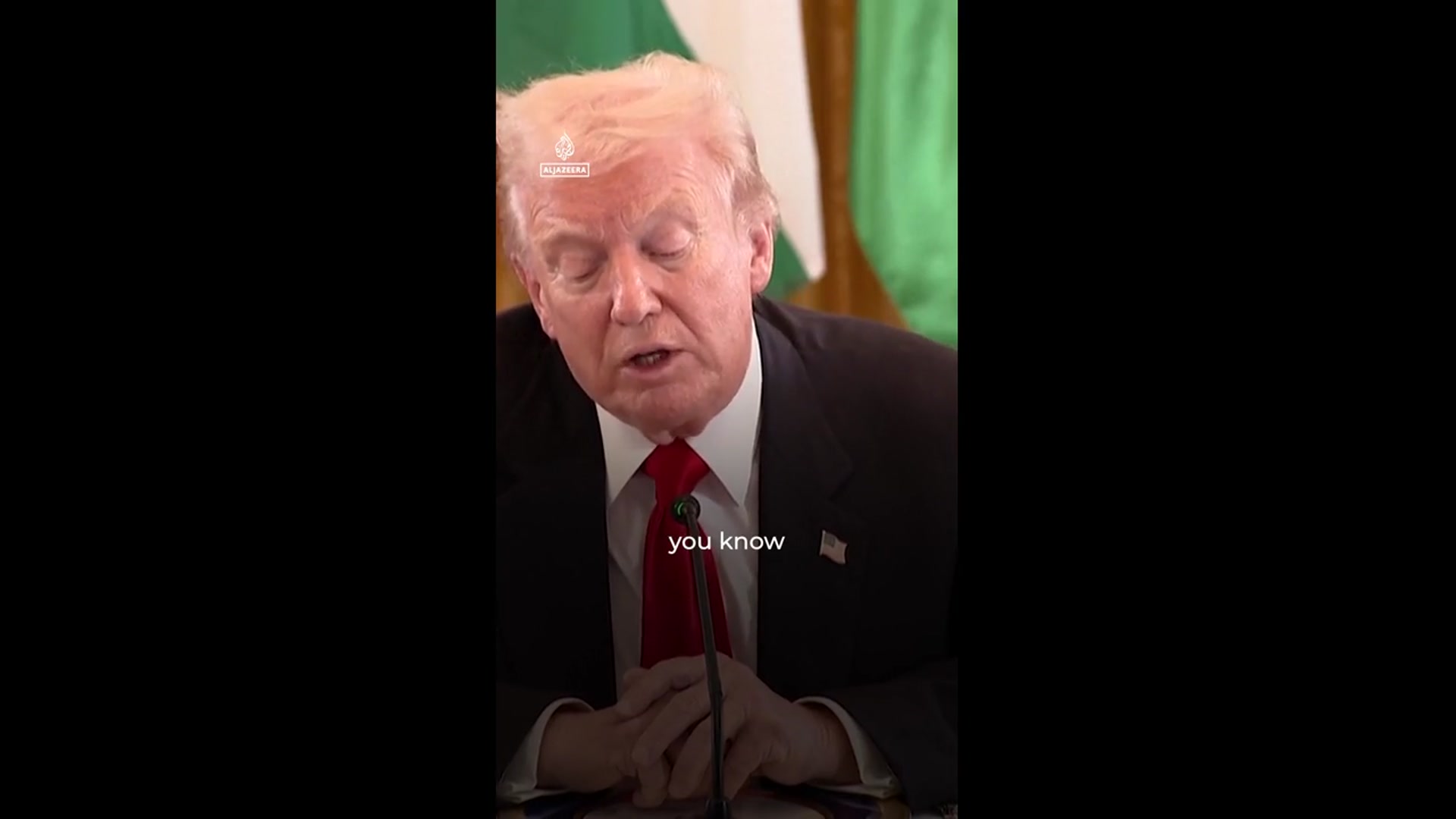 'Video thumbnail for US president expects Gaza peacekeeping force ‘very soon’'