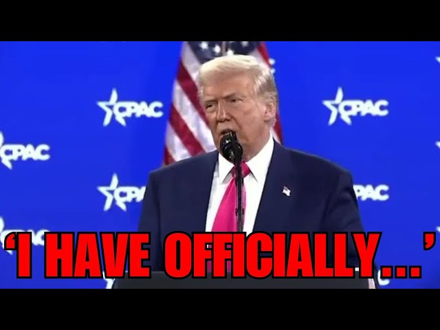 Video thumbnail for Trump Makes Shocking Announcement That Changes Everything - 'I Have Officially...'