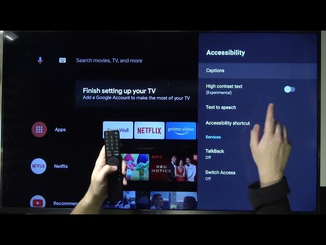 Video thumbnail for How to Enable Disable High Contrast Text in Xiaomi Mi TV 4S - Improve Xiaomi Mi TV 4S Readability