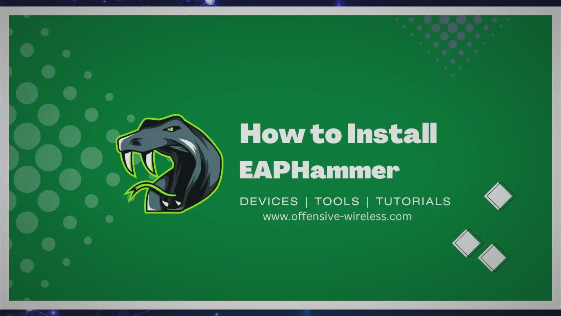 Video thumbnail for EAPHammer: How to Protect Against This WPA2-Enterprise Attack