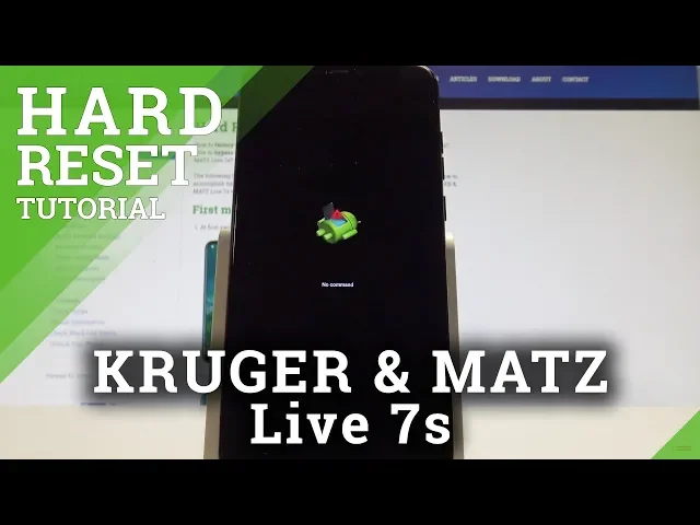 Video thumbnail for How to Hard Reset in KRUGER & MATZ Live 7s - Bypass Lock Screen by Factory Reset