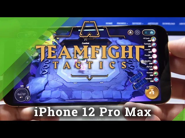 Video thumbnail for TFT Mobile on iPhone 12 Pro Max – High Graphics Test