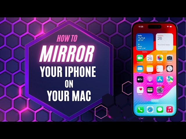Video thumbnail for How to Mirror Your iPhone Display on Your Mac - It's Easy!