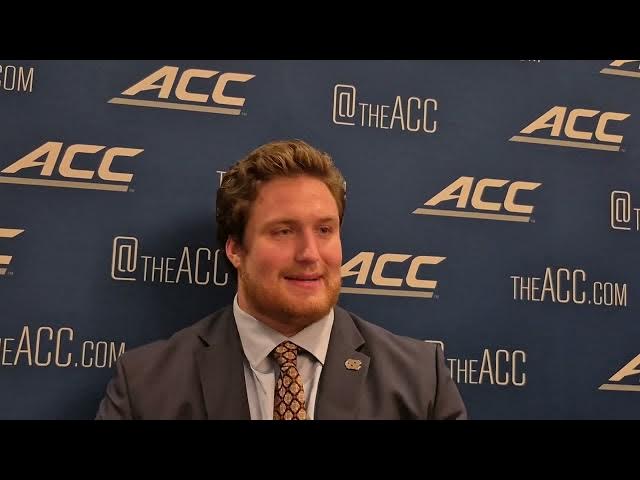 Video thumbnail for ACC Kickoff breakout interviews with Melkart Abou Jaoude, Christo Kelly and Jordan Shipp. #UNC