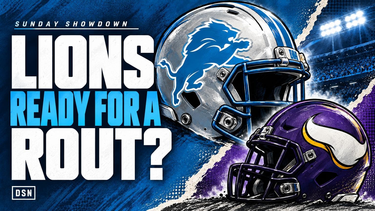 Video thumbnail for The Lions are being picked to blow out the Vikings