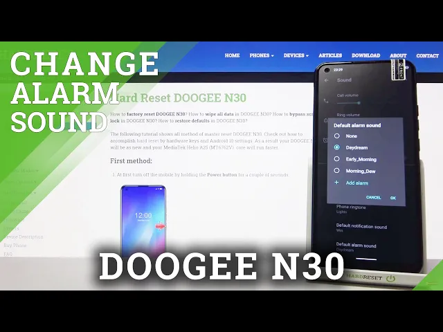 Video thumbnail for Check Every Alarm Sound on Doogee N30 - Find All Available Alarm Tones